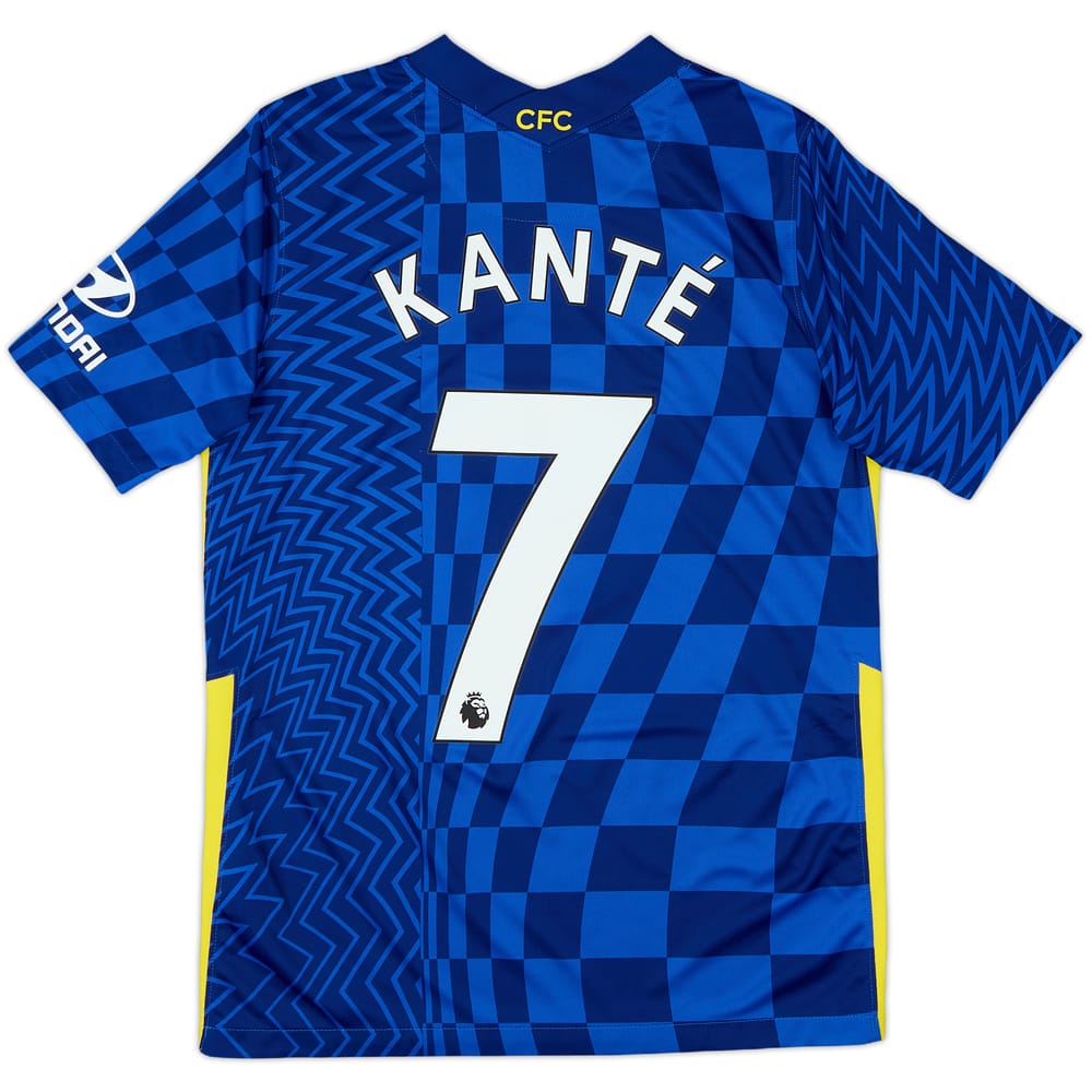 2021-22 Chelsea Home Shirt Kante #7 - 10/10 - (XL.Boys)