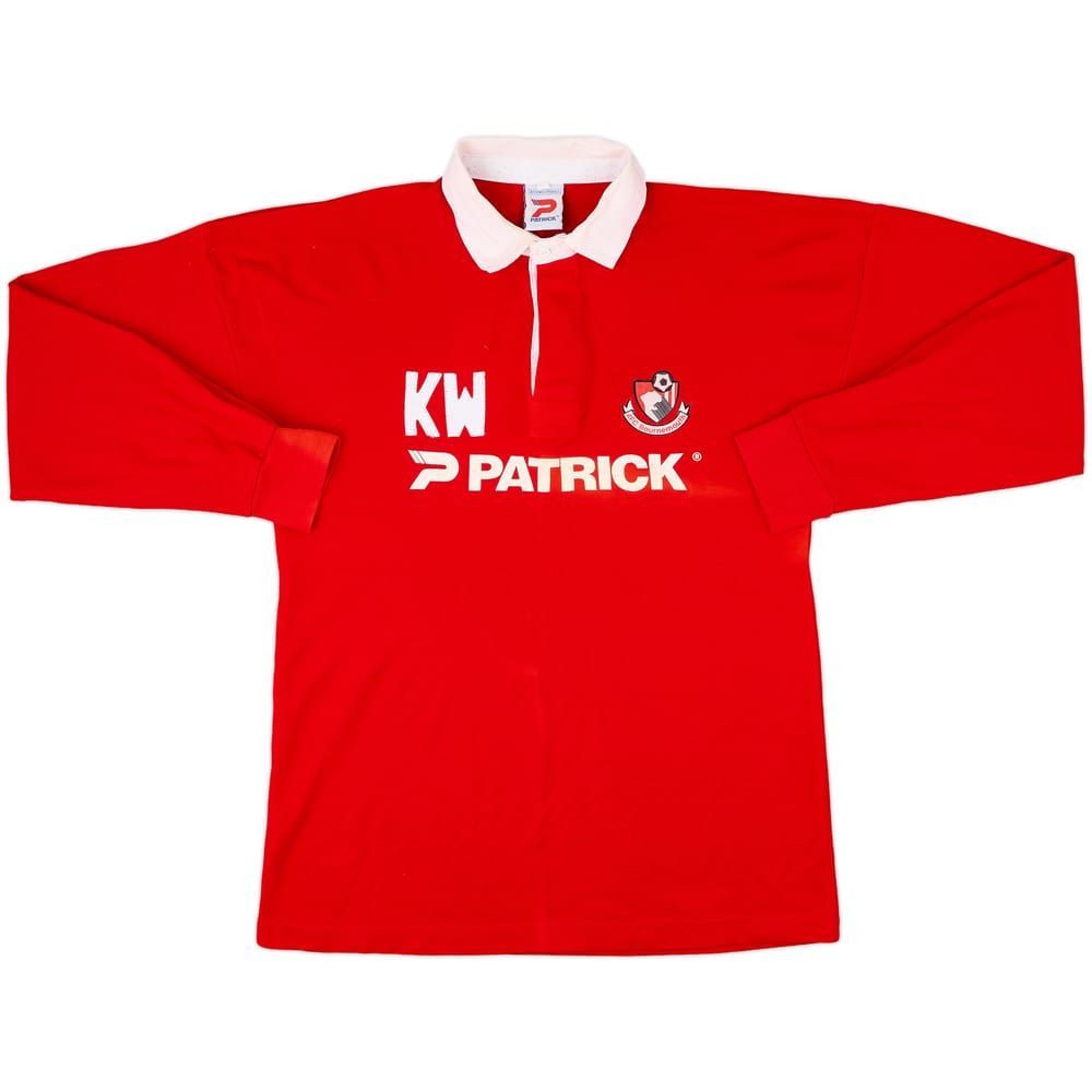 1998-99 Bournemouth Patrick Staff Issue Polo L/S Shirt KW - 7/10 - (XL)