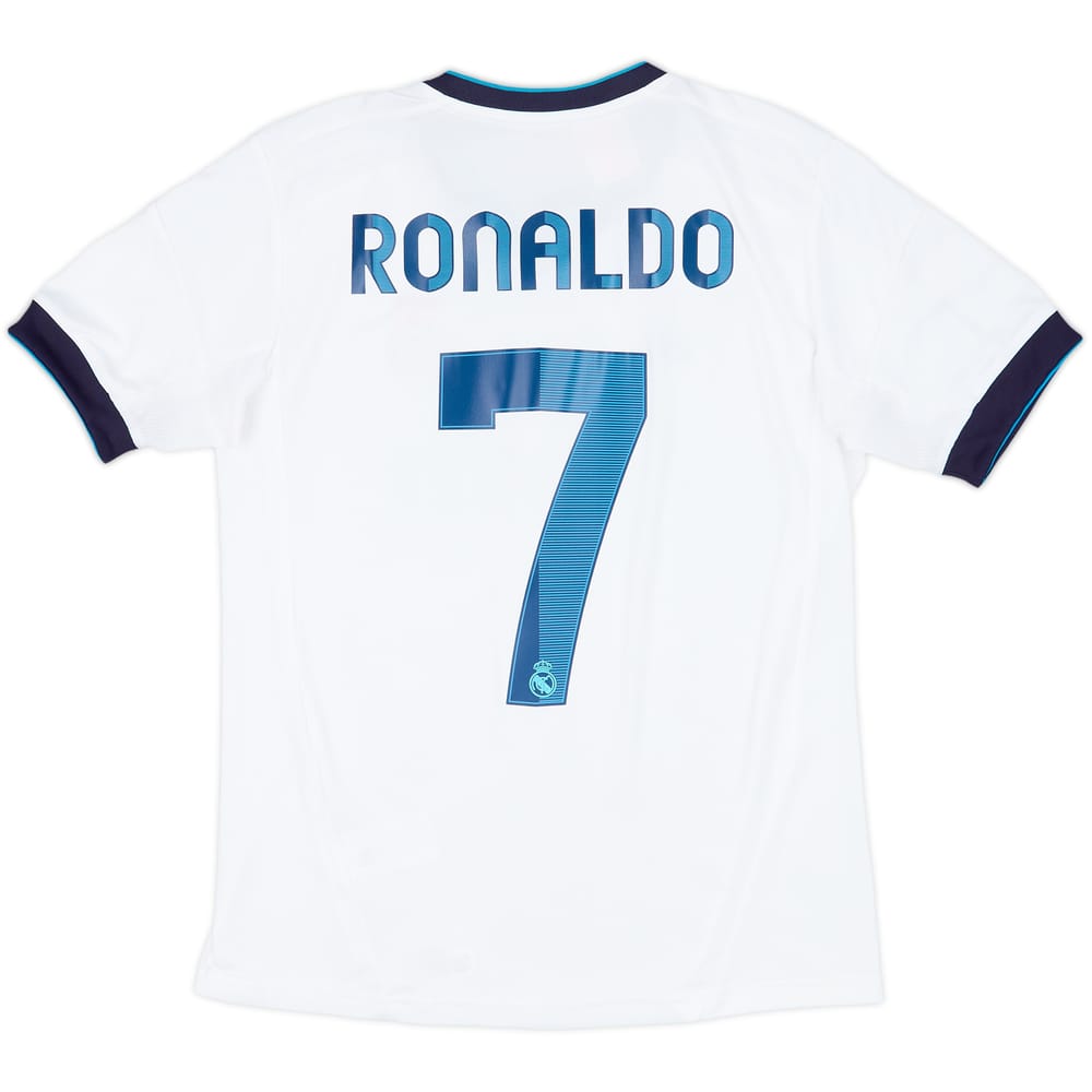 2012-13 Real Madrid Home Shirt Ronaldo #7 - 8/10 - (XL.Boys)