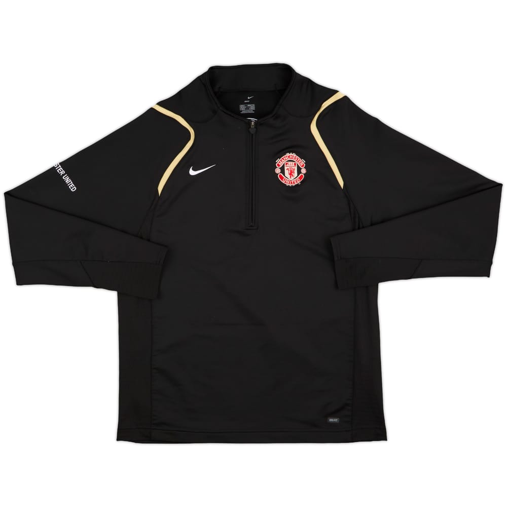 2006-07 Manchester United Nike 1/4 Zip Drill Top - 9/10 - (M)