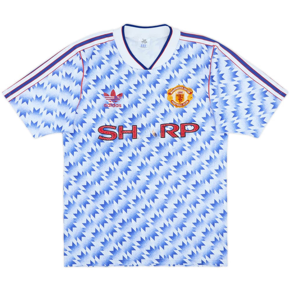 1990-92 Manchester United Away Shirt - 4/10 - (S)