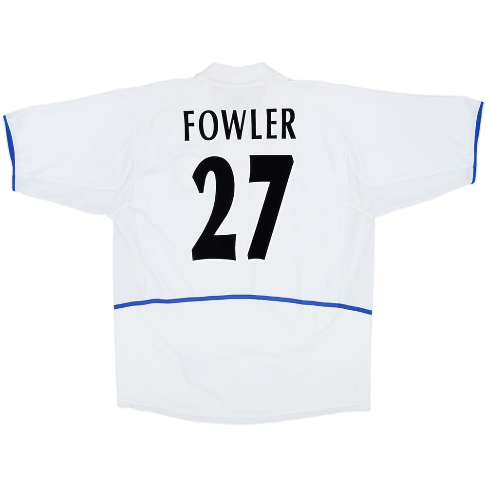2002-03 Leeds United Home Shirt Fowler #27 - 9/10 - (XL)