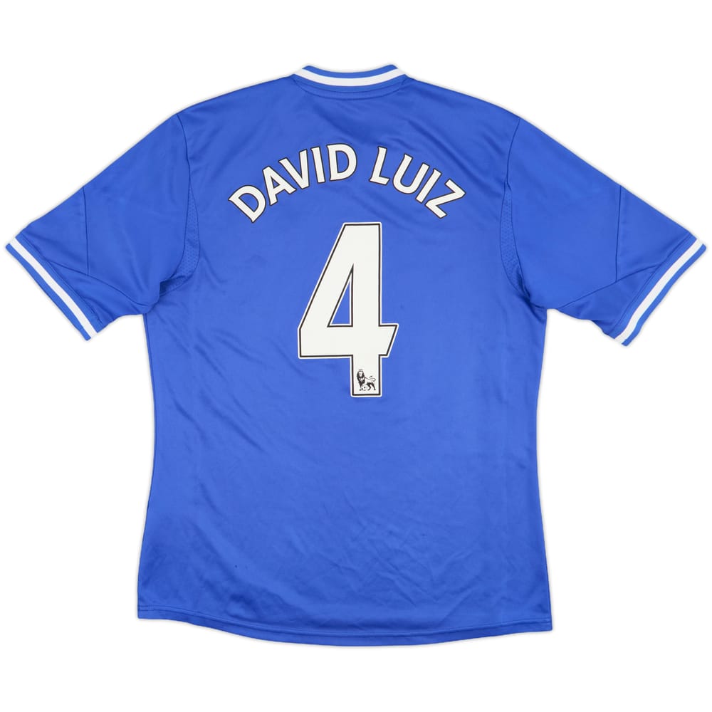 2013-14 Chelsea Home Shirt David Luiz #4 - 5/10 - (M)