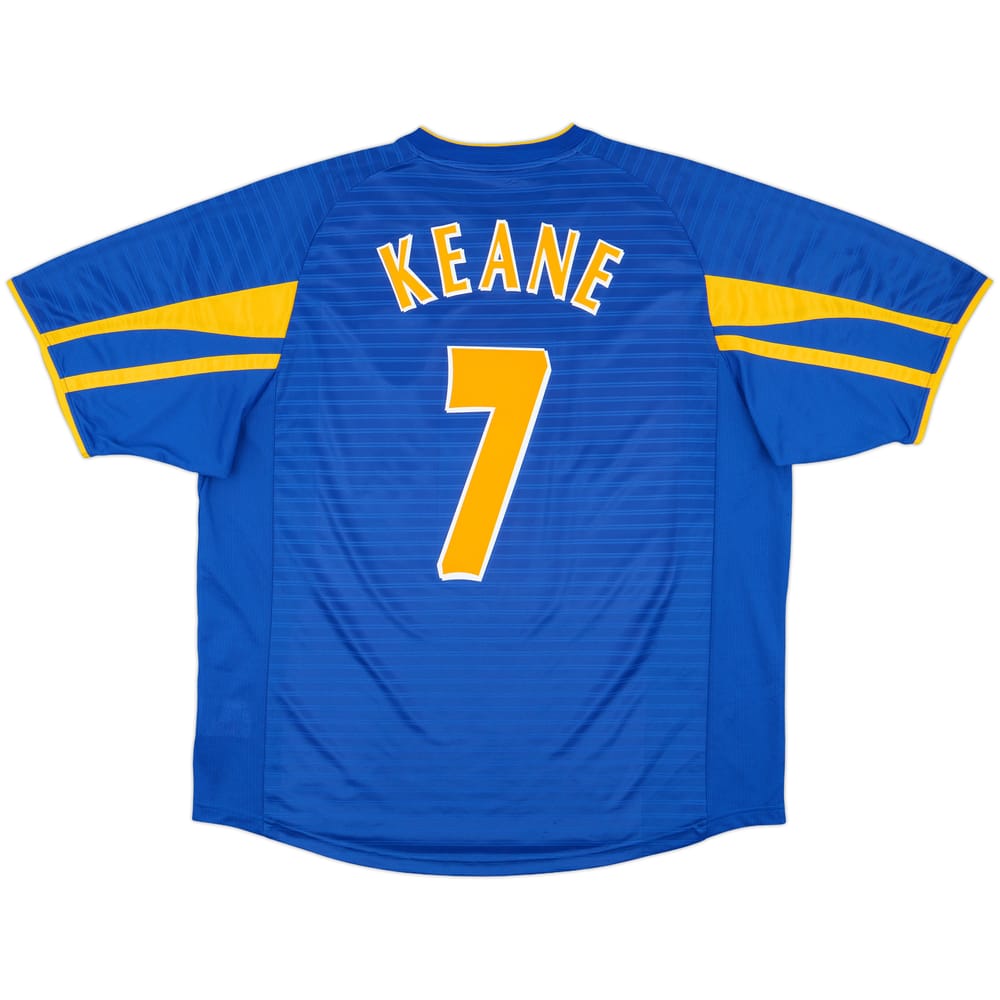 2001-03 Leeds United Away Shirt Keane #7 - 8/10 - (XL)