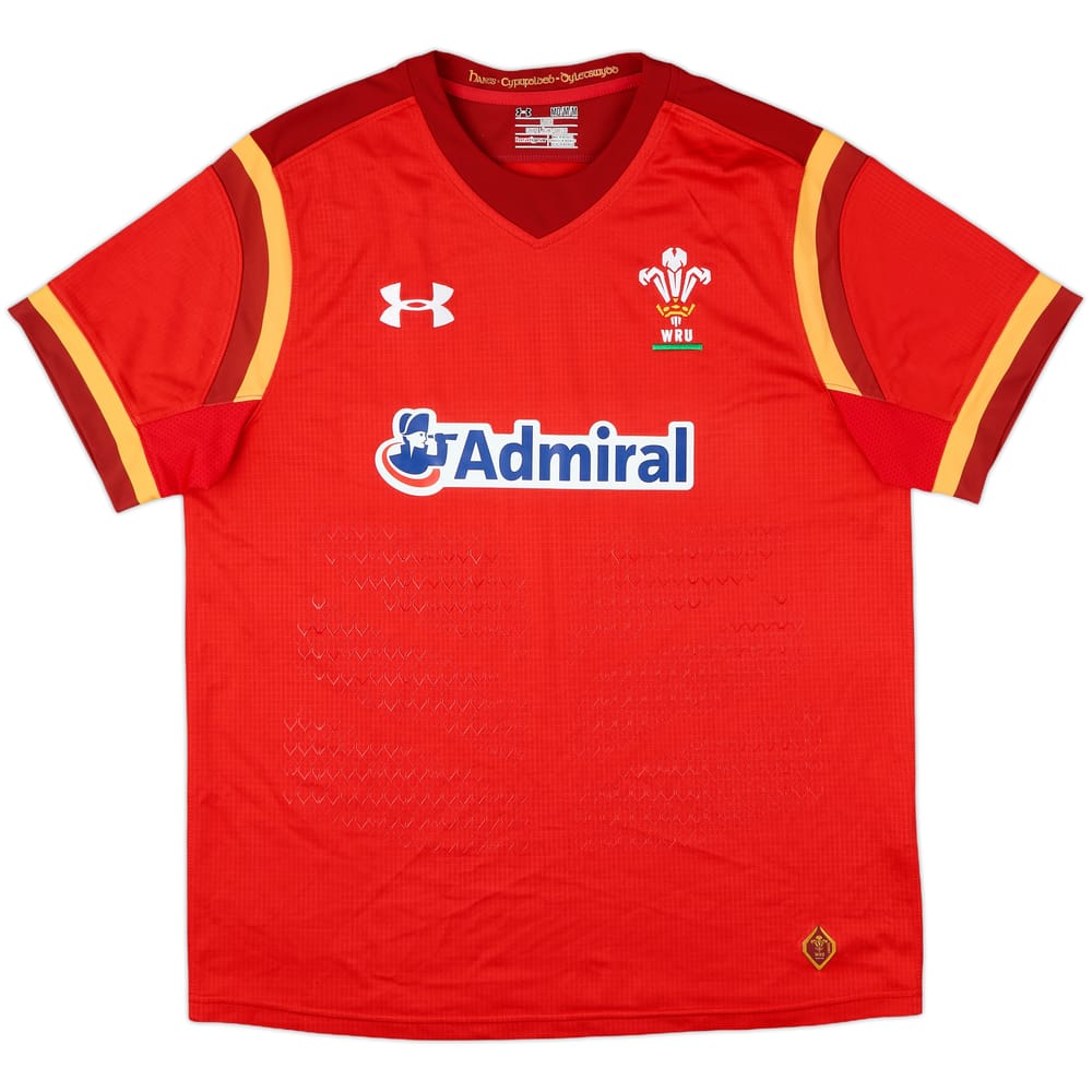 2015-16 Wales Rugby Home Shirt - 9/10 - (M)