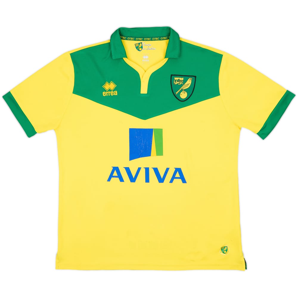 2014-15 Norwich Home Shirt - 6/10 - (L)