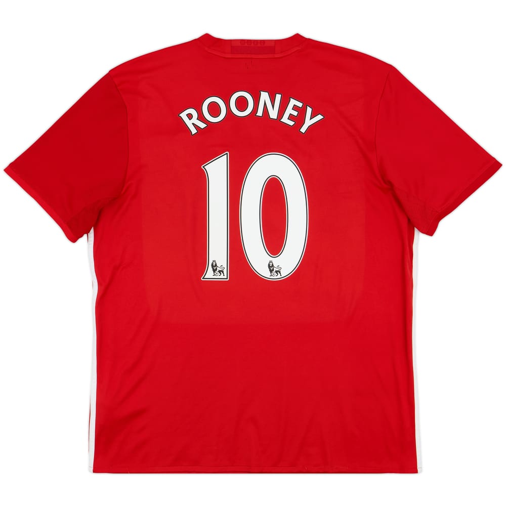 2016-17 Manchester United Home Shirt Rooney #10 - 5/10 - (XL)