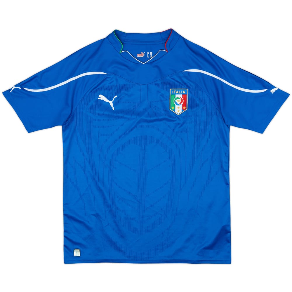 2010-12 Italy Home Shirt - 7/10 - (XL.Boys)