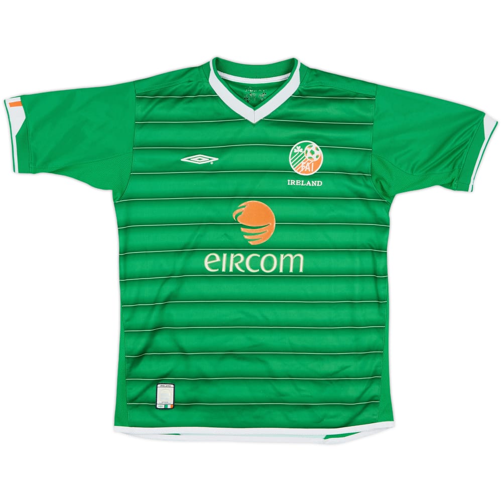 2003-04 Ireland Home Shirt - 8/10 - (XL.Boys)