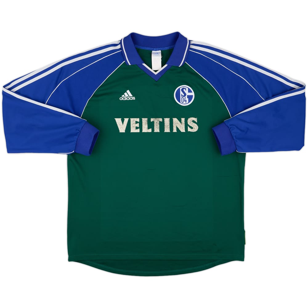 2000-01 Schalke Player Issue Third L/S Shirt - 5/10 - (XL)