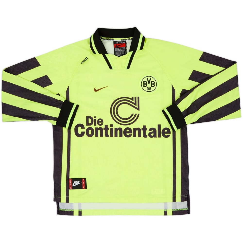 1996-97 Borussia Dortmund Home L/S Shirt - 6/10 - (M)