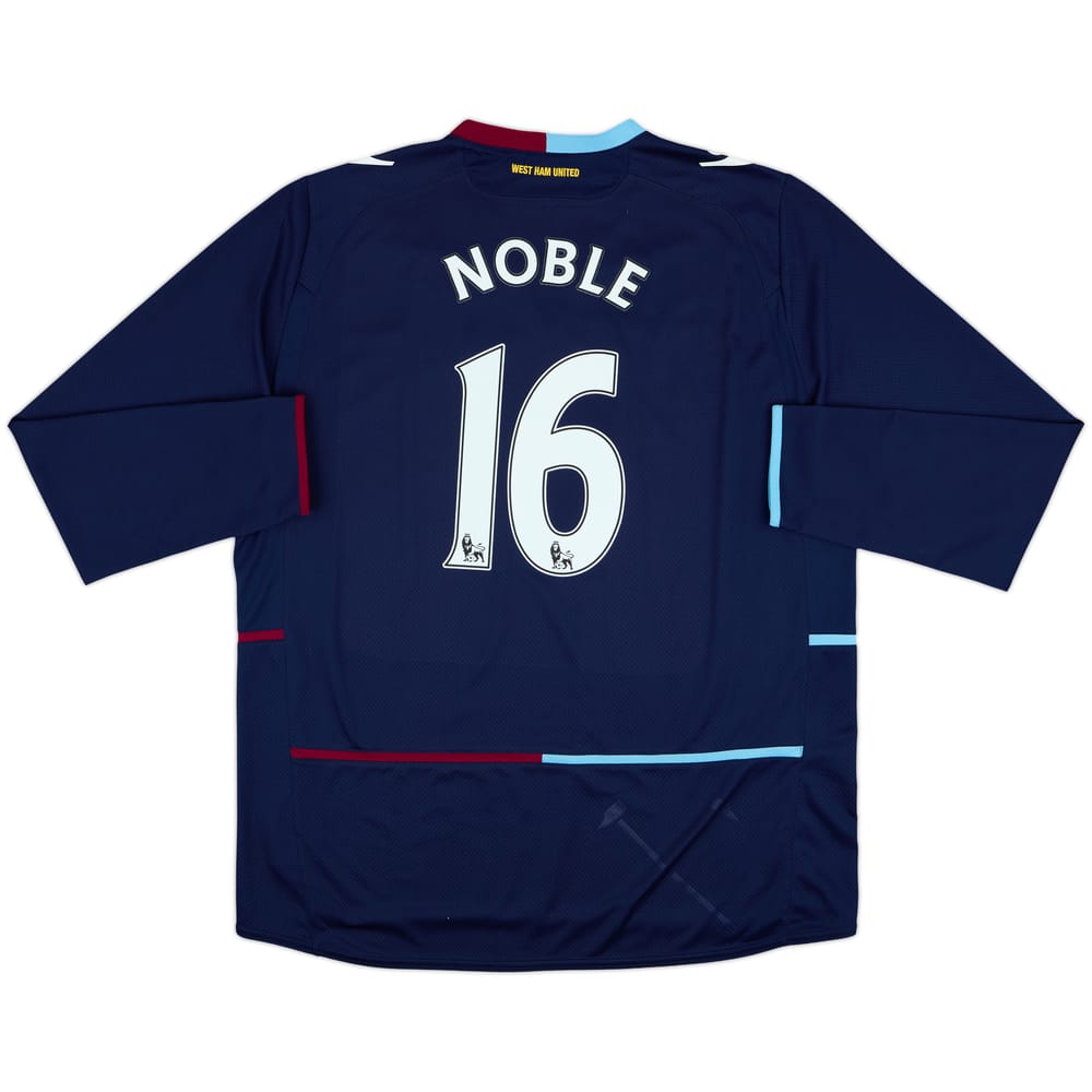 2012-13 West Ham Away L/S Shirt Noble #16 - 8/10 - (XXL)