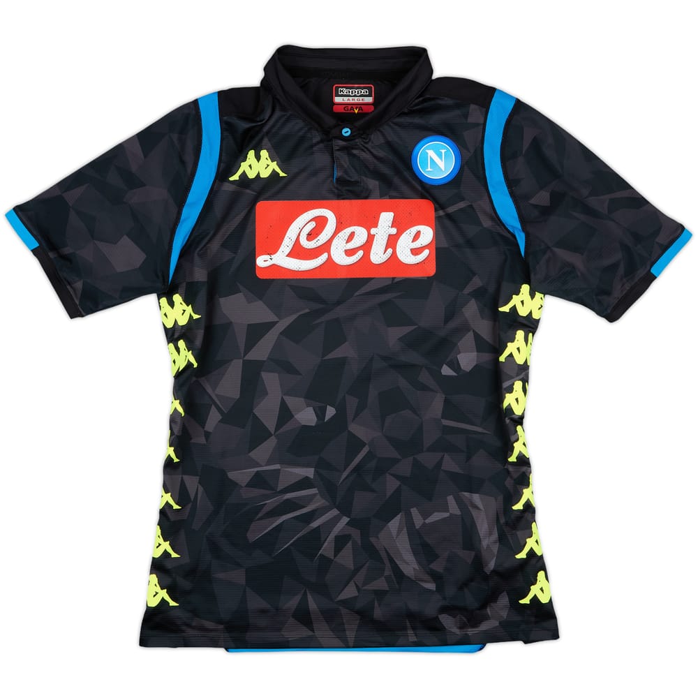 2018-19 Napoli Authentic Away Shirt - 7/10 - (L)