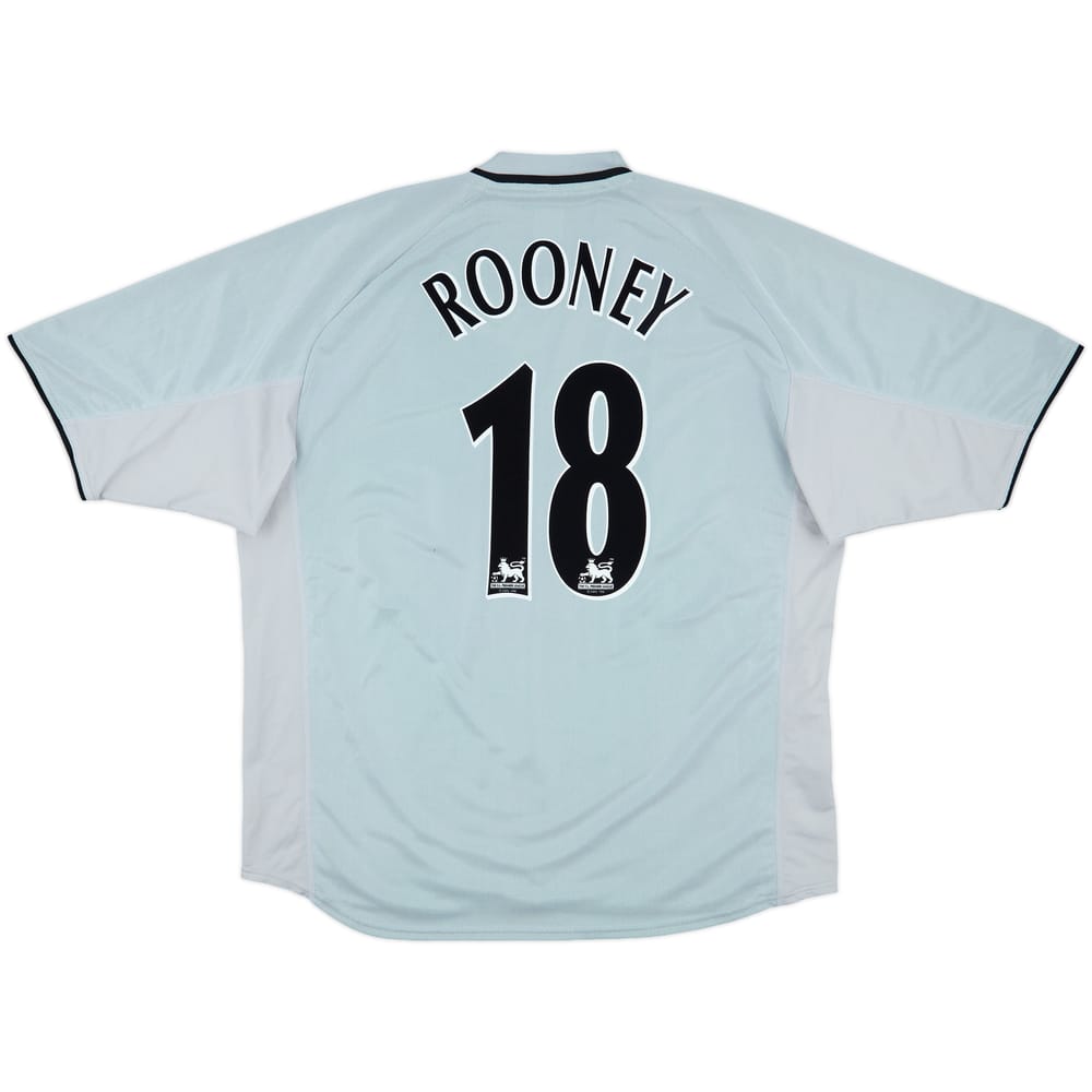 2001-02 Everton Away Shirt Rooney #18 - 8/10 - (XL)