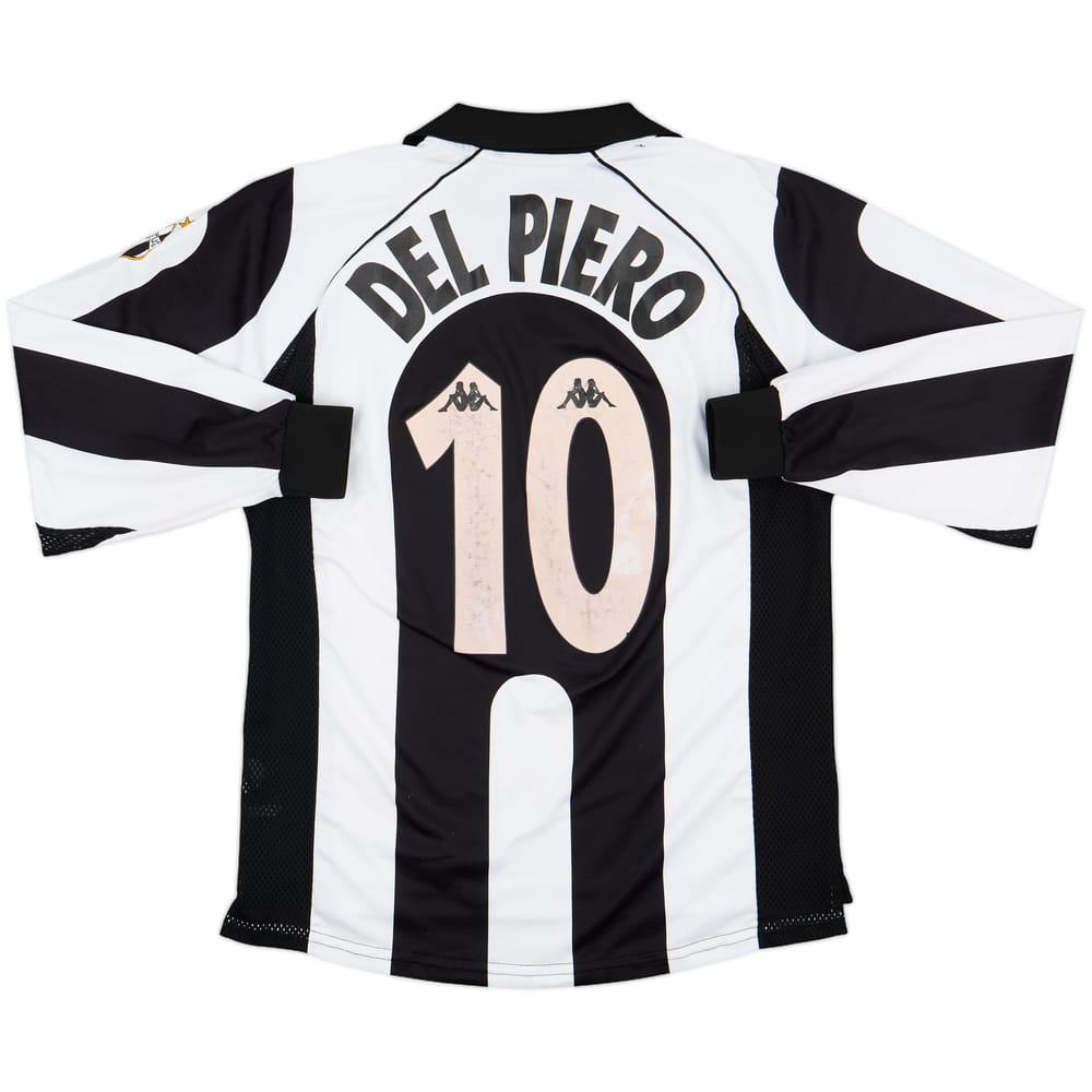 1997-98 Juventus Centenary Home L/S Shirt Del Piero #10 - 6/10 - (M)