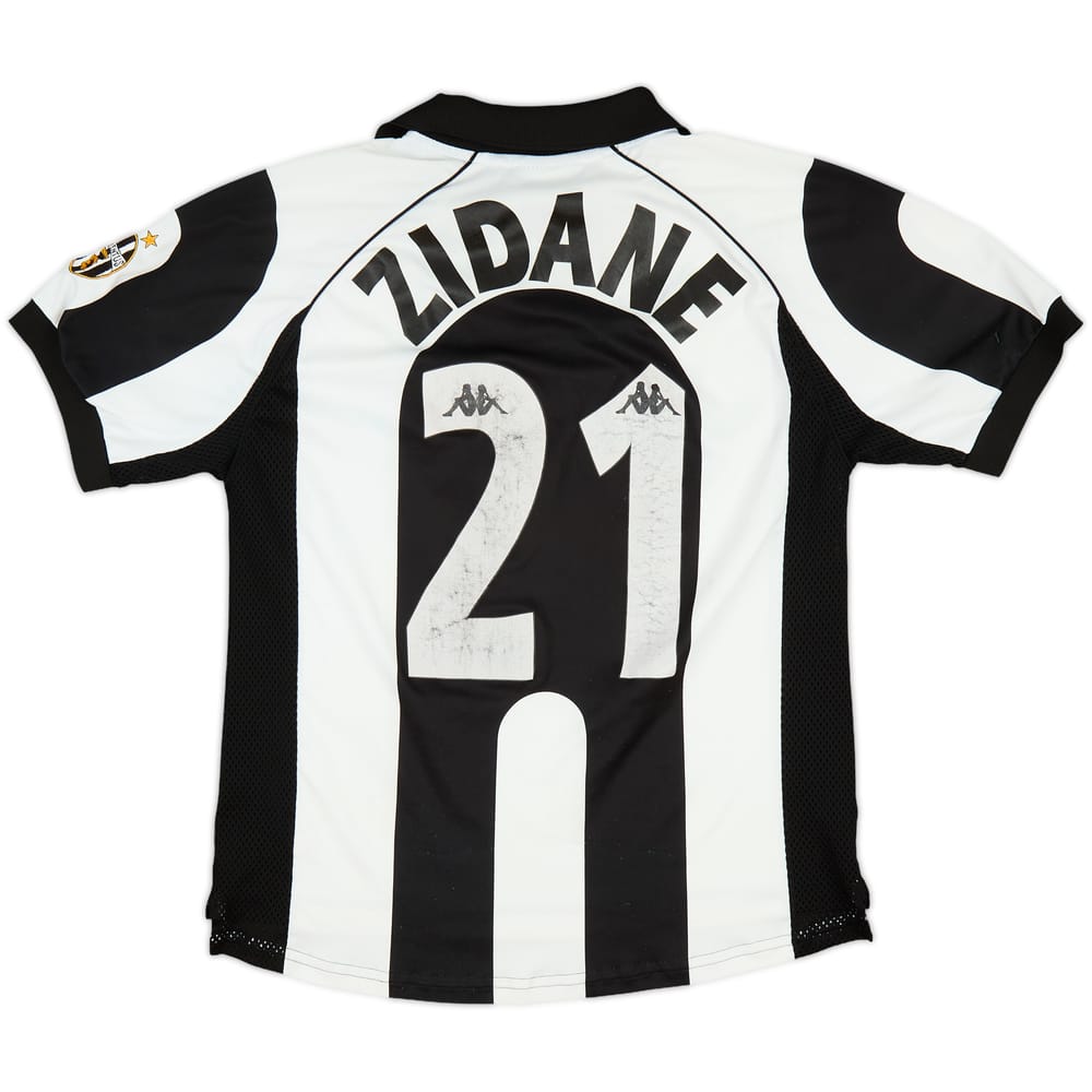 1997-98 Juventus Centenary Home Shirt Zidane #21 - 5/10 - (S)