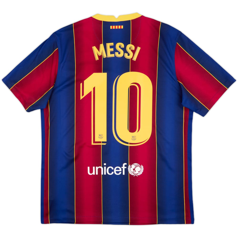 2020-21 Barcelona Home Shirt Messi #10 - 10/10 - (L)