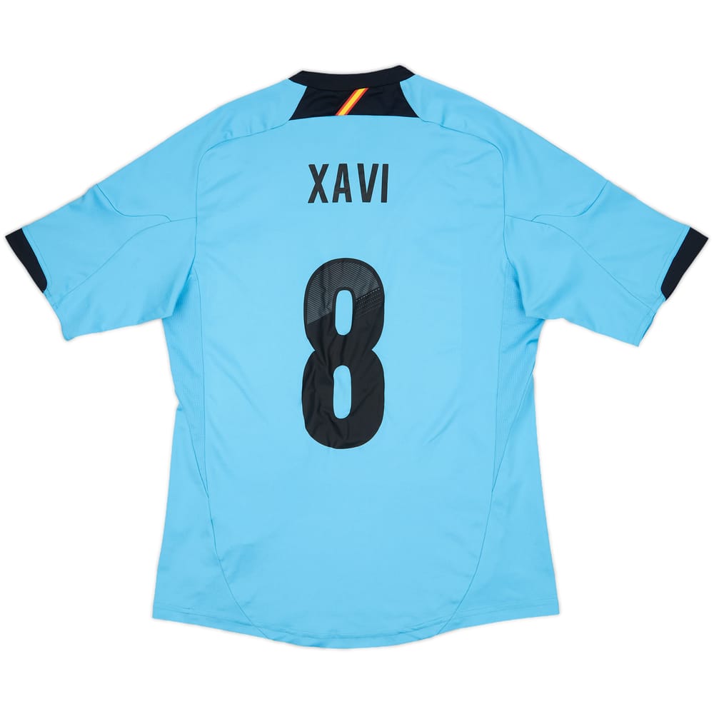 2012-14 Spain Away Shirt Xavi #8 - 10/10 - (M)