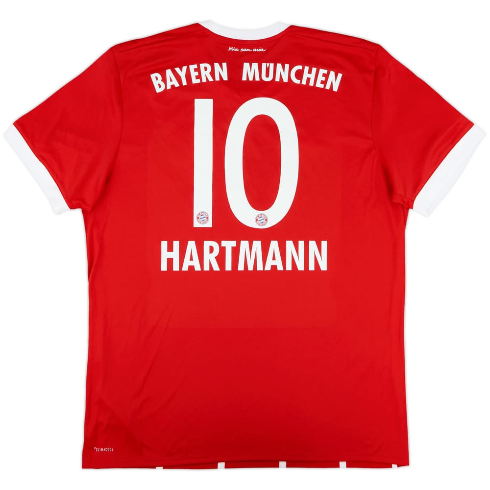 2017-18 Bayern Munich Home Shirt Hartmann #10 (XL)