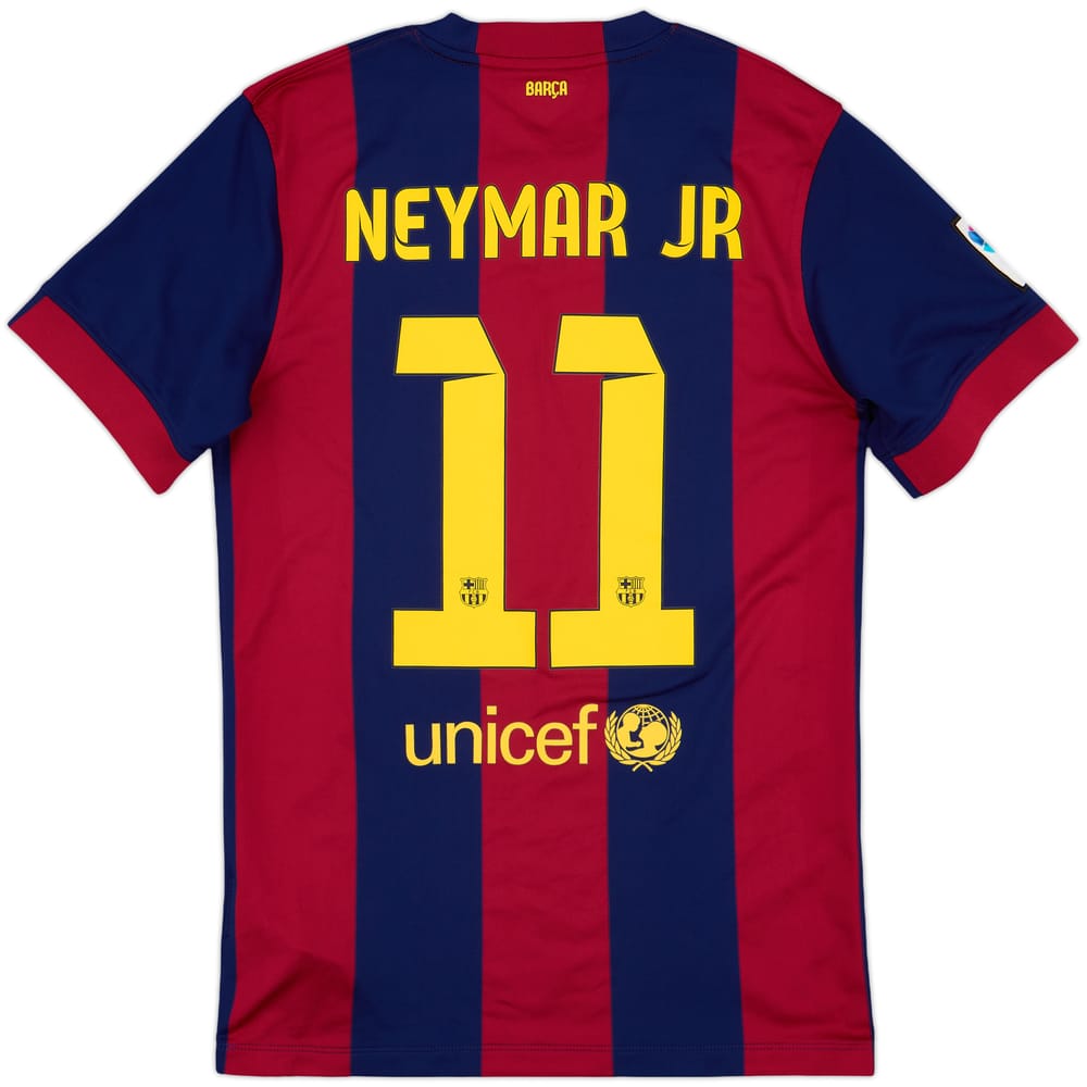 2014-15 Barcelona Home Shirt Neymar Jr #11 - 9/10 - (S)