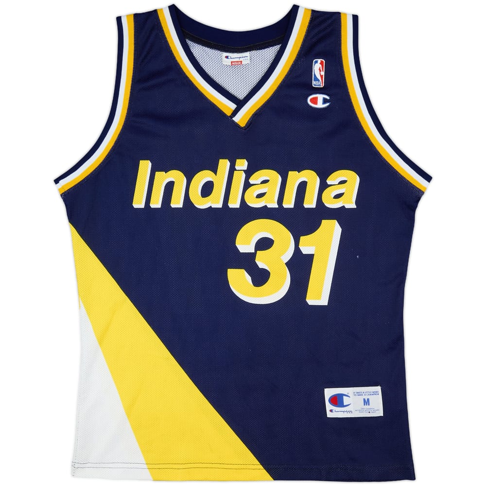 1991-97 Indiana Pacers Miller #31 Champion Away Jersey - 6/10 - (M)