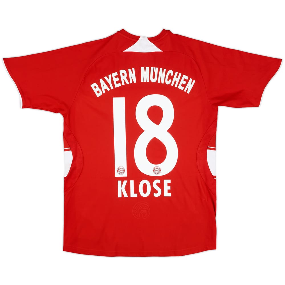 2007-08 Bayern Munich Home Shirt Klose #18 - 7/10 - (XL.Boys)