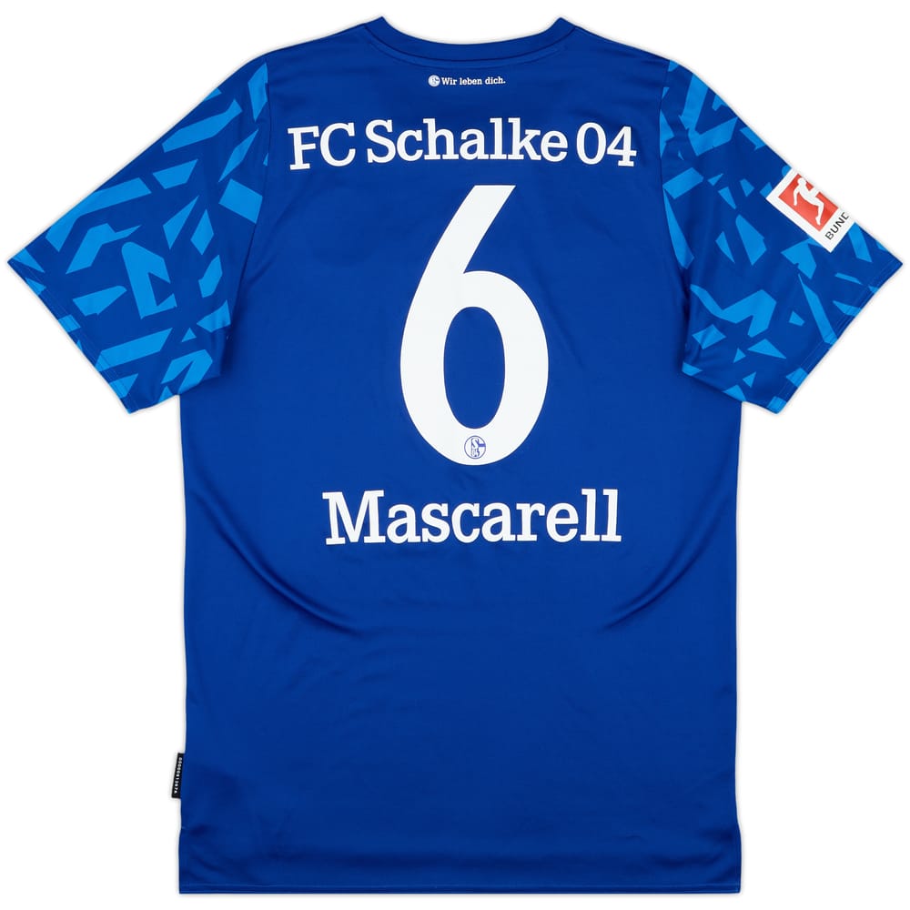 2019-20 Schalke Home Shirt Mascarell #6 - 8/10 - (M)