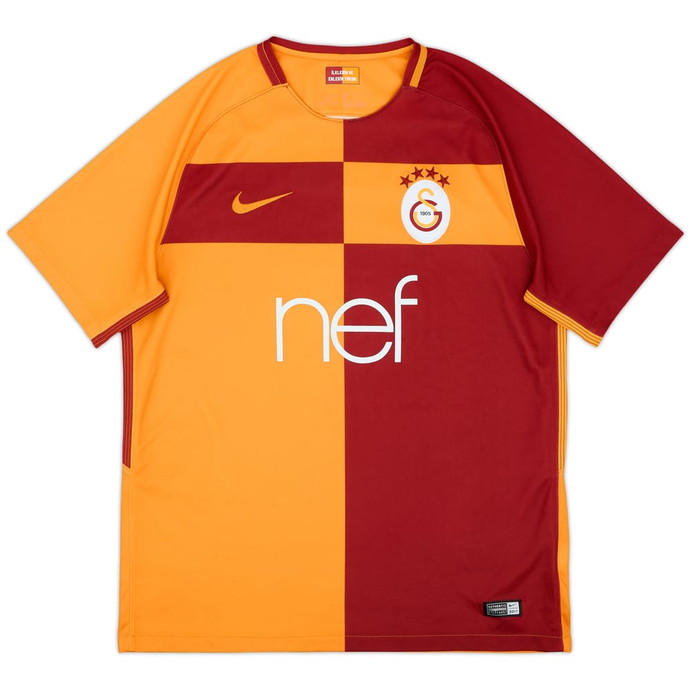 2017-18 Galatasaray Home Shirt - 9/10 - (L)