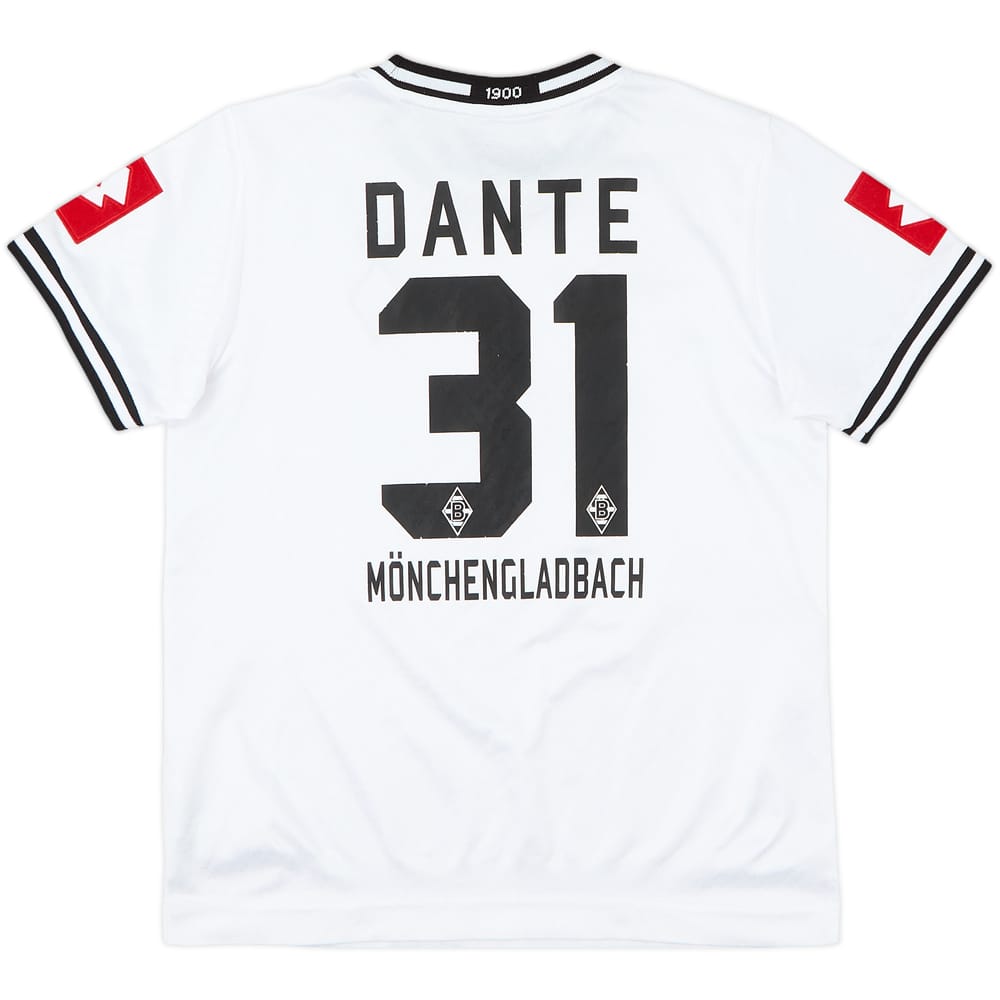 2010-11 Borussia Monchengladbach Home Shirt Dante #31 - 6/10 - (M.Boys)