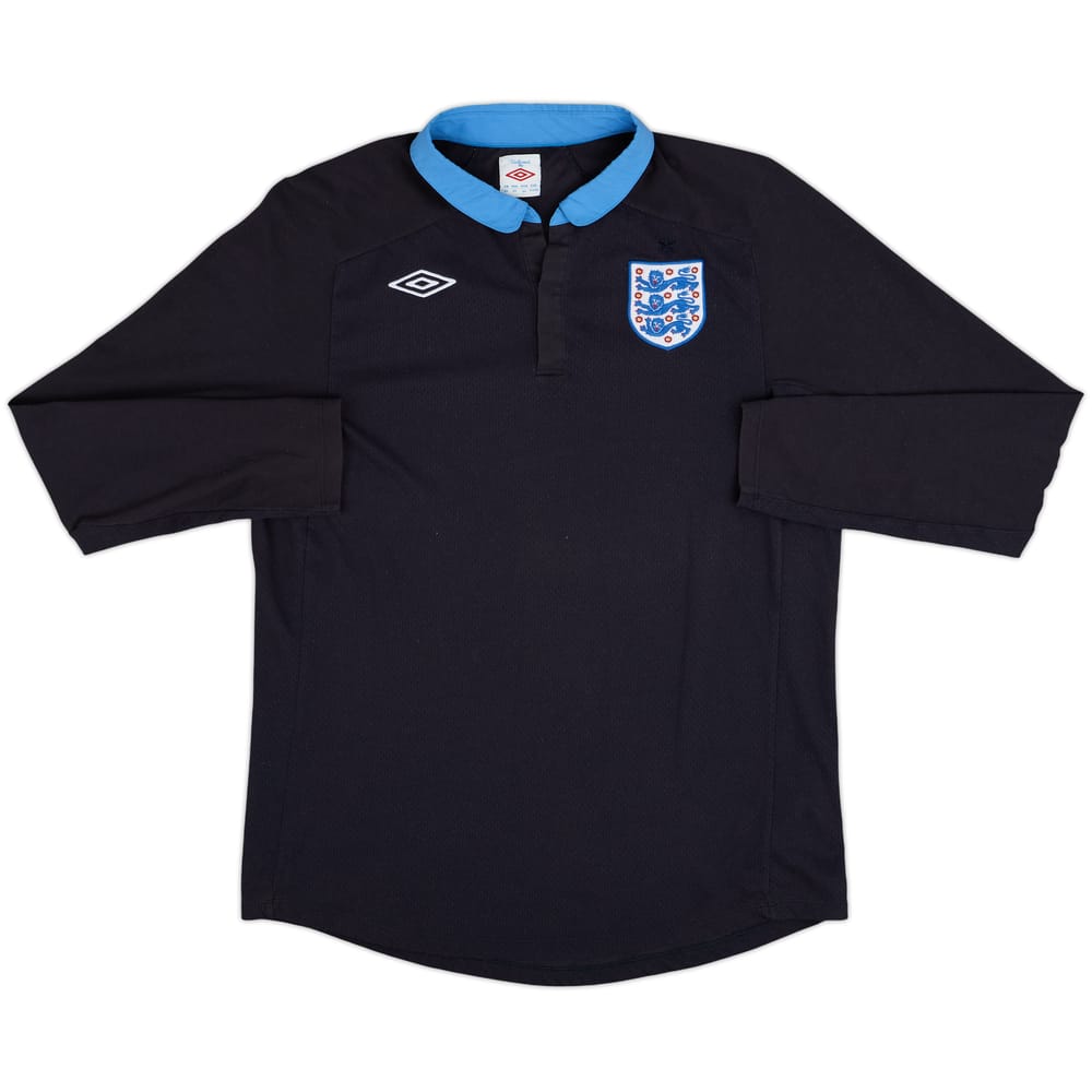 2011-12 England Away L/S Shirt - 8/10 - (XL)