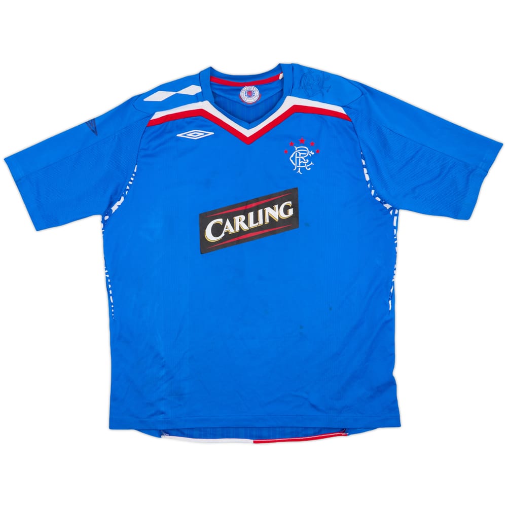 2007-08 Rangers Home Shirt - 6/10 - (XXL)