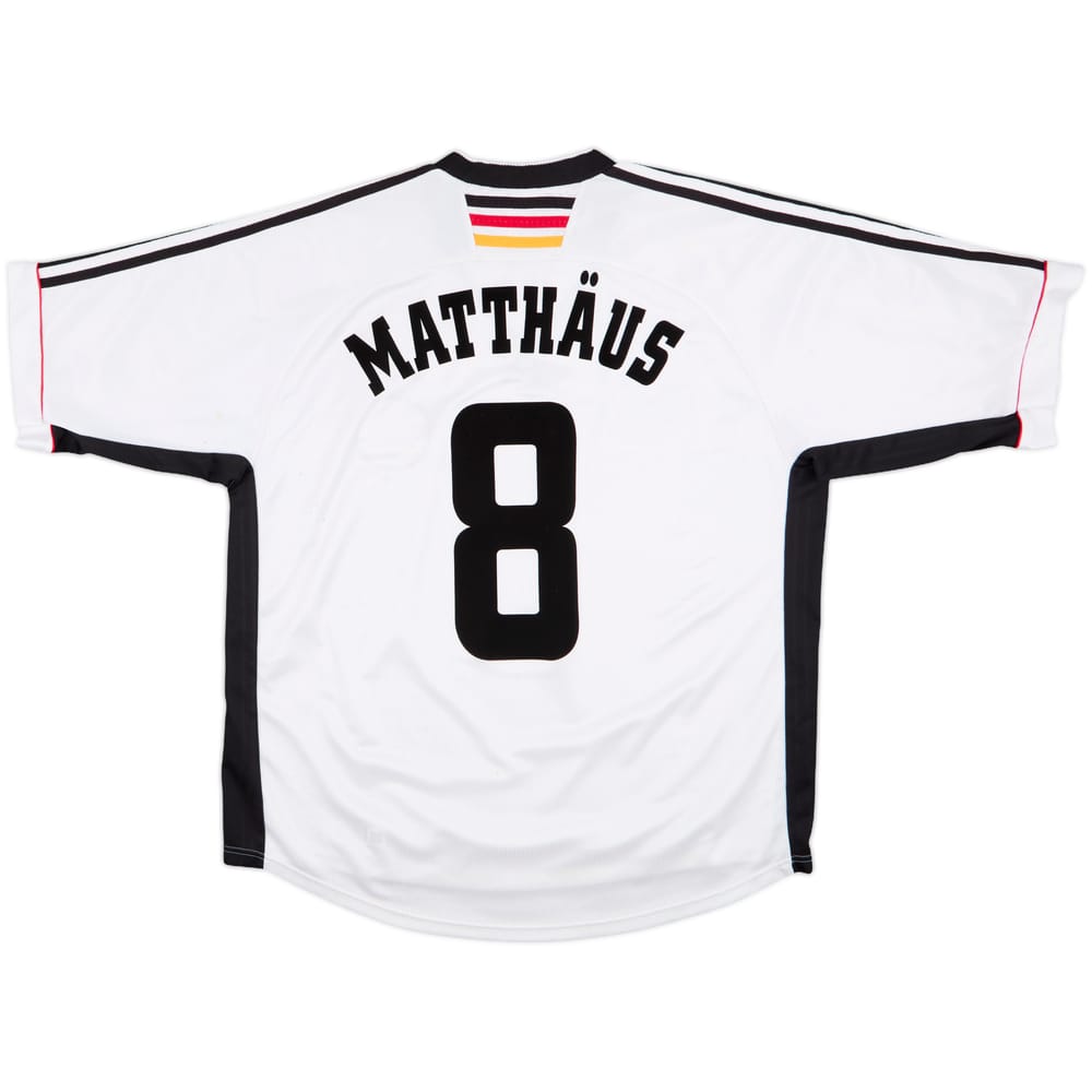 1998-00 Germany Home Shirt Matthaus #8 - 6/10 - (XL)