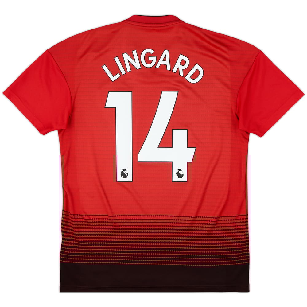 2018-19 Manchester United Home Shirt Lingard #14 - 9/10 - (S)