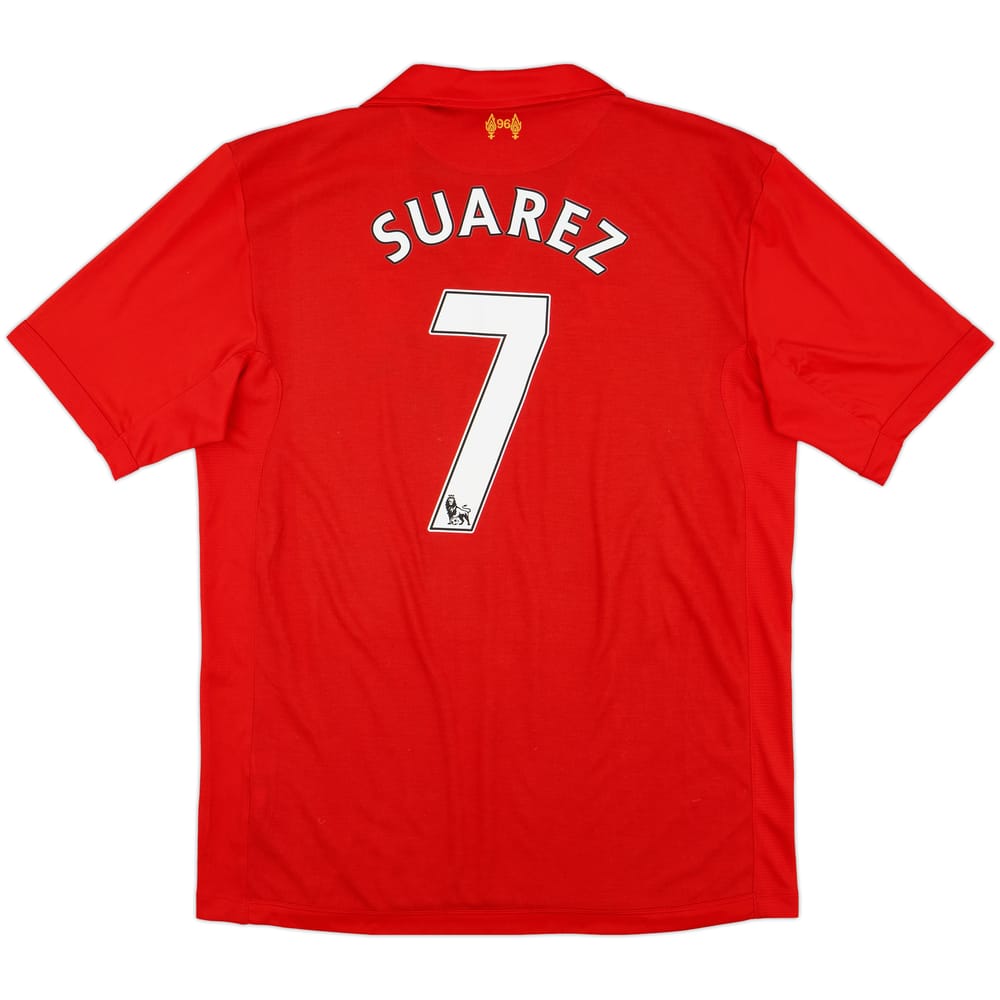 2012-13 Liverpool Home Shirt Suarez #7 - 7/10 - (XL)