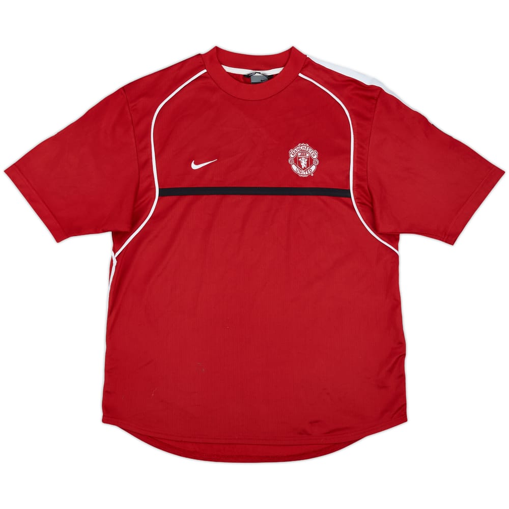 2002-03 Manchester United Nike Training Shirt - 8/10 - (L)