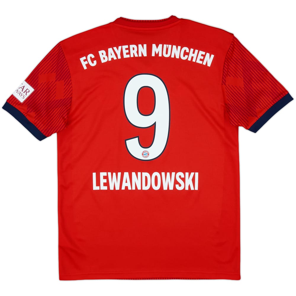 2018-19 Bayern Munich Home Shirt Lewandowski #9 - 8/10 - (S)