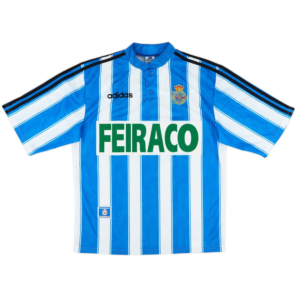 1996-98 Deportivo de La Coruna Home Shirt - 10/10 - (M)