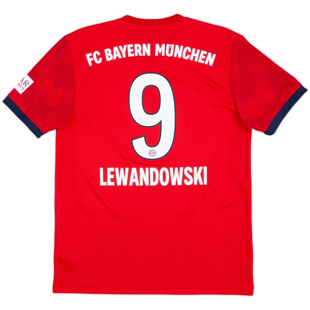 2018-19 Bayern Munich Home Shirt Lewandowski #9 - 8/10 - (M)