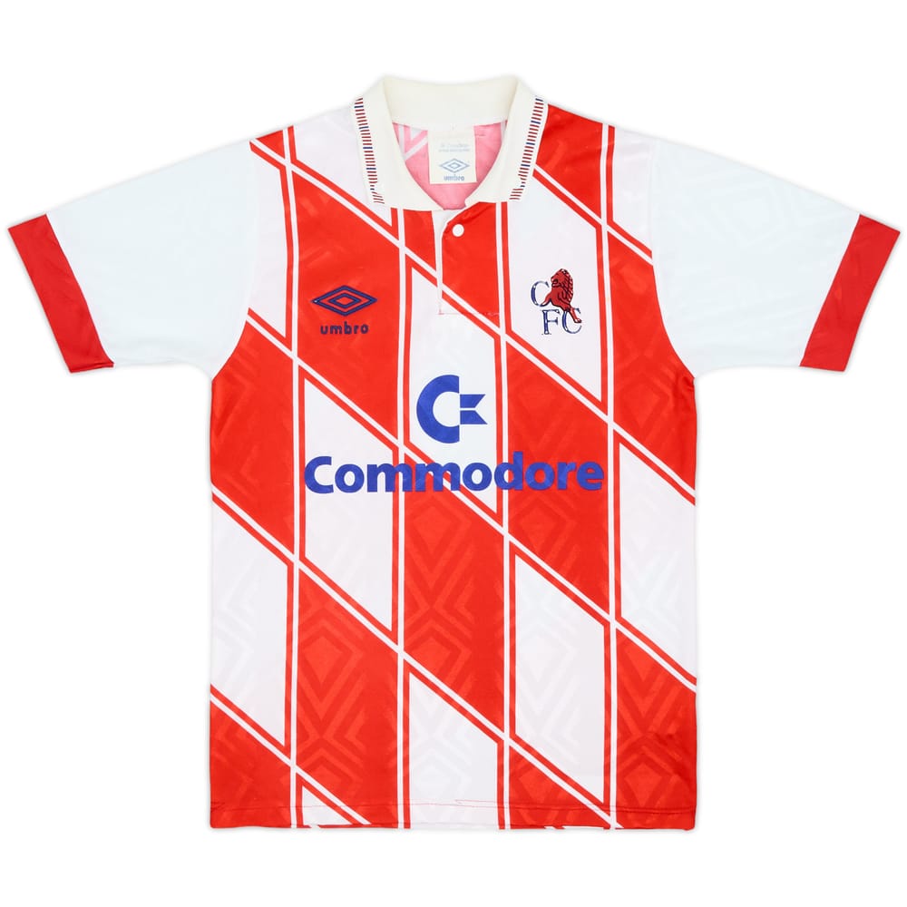 1990-92 Chelsea Away Shirt - 8/10 - (M.Boys)