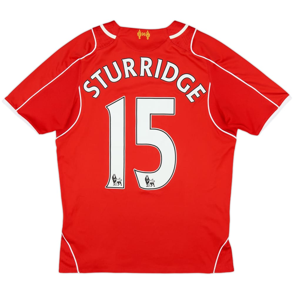 2014-15 Liverpool Home Shirt Sturridge #15 - 7/10 - (S)
