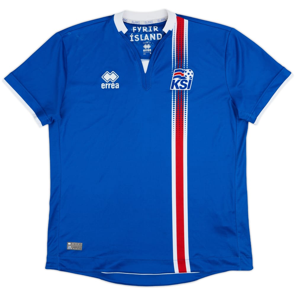 2016-18 Iceland Home Shirt - 4/10 - (S)