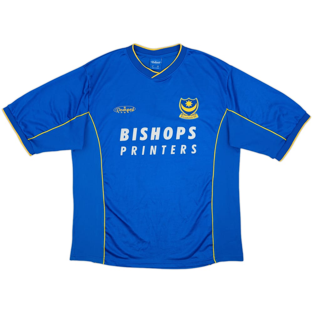 2000-02 Portsmouth Home Shirt - 9/10 - (XL)
