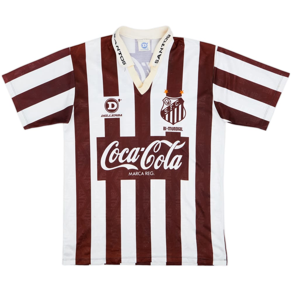 1993 Santos Away Shirt #10 - 8/10 - (L)