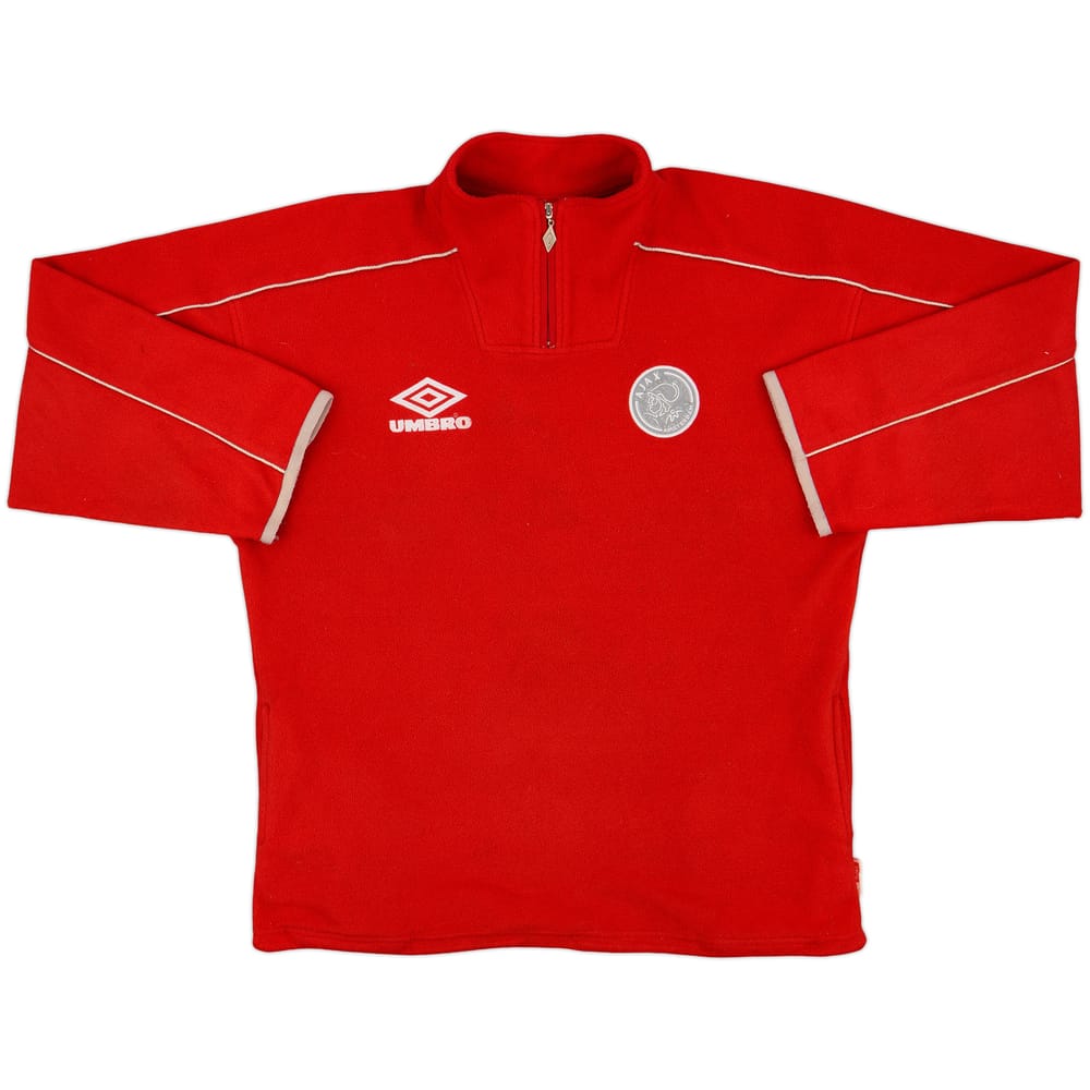 1996-97 Ajax Umbro 1/4 Zip Fleece Top - 8/10 - (L)