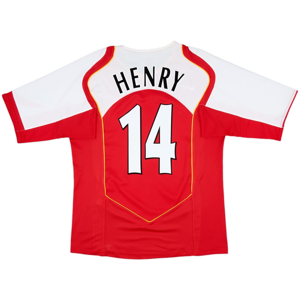 2004-05 Arsenal Home Shirt Henry #14 - 9/10 - (L)