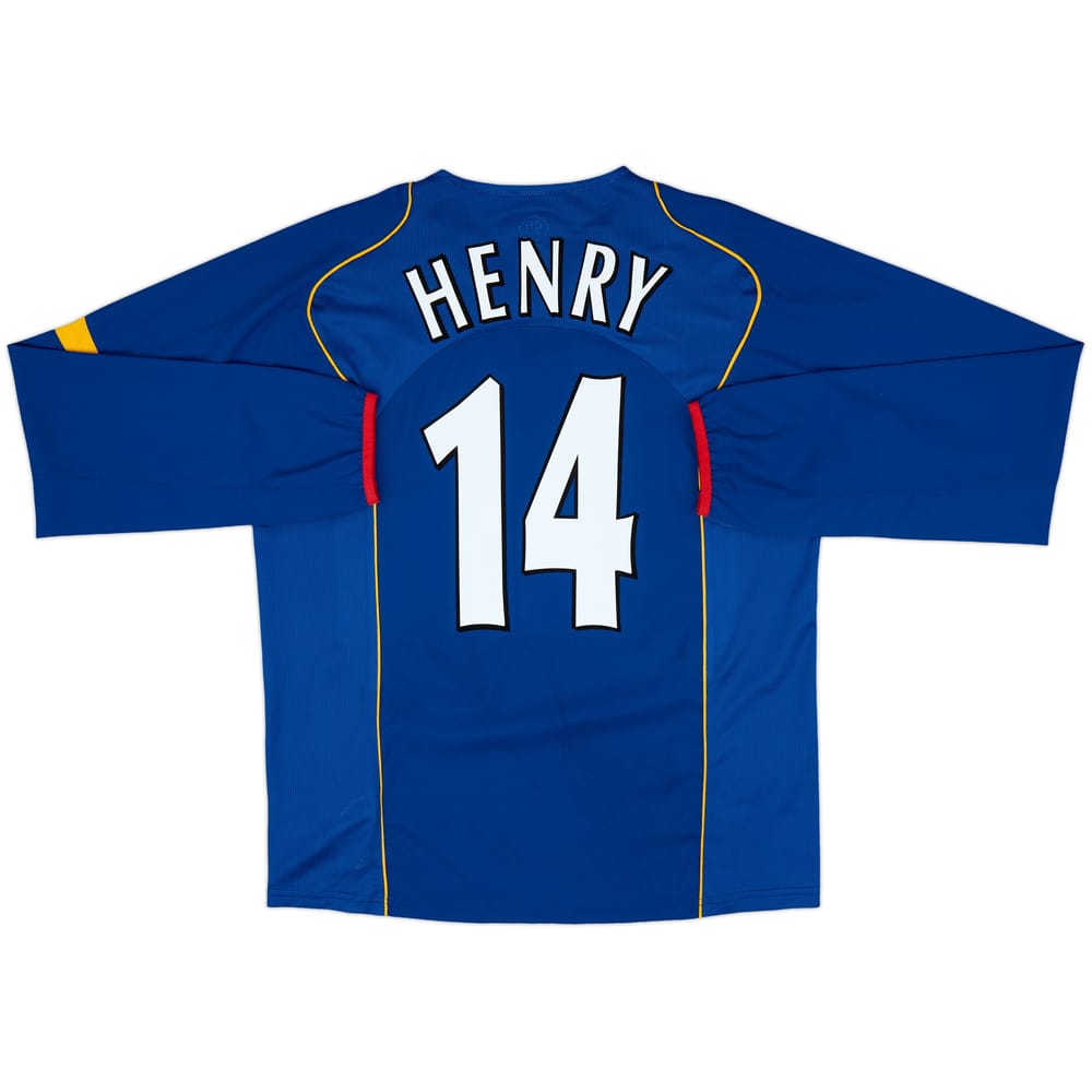 2004-06 Arsenal Away L/S Shirt Henry #14 - 9/10 - (L)