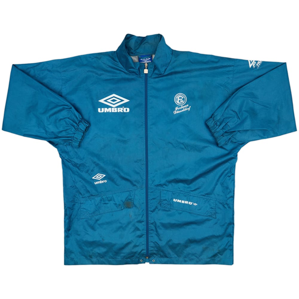 1995-96 Fortuna Dusseldorf Umbro Hooded Rain Jacket - 7/10 - (L)