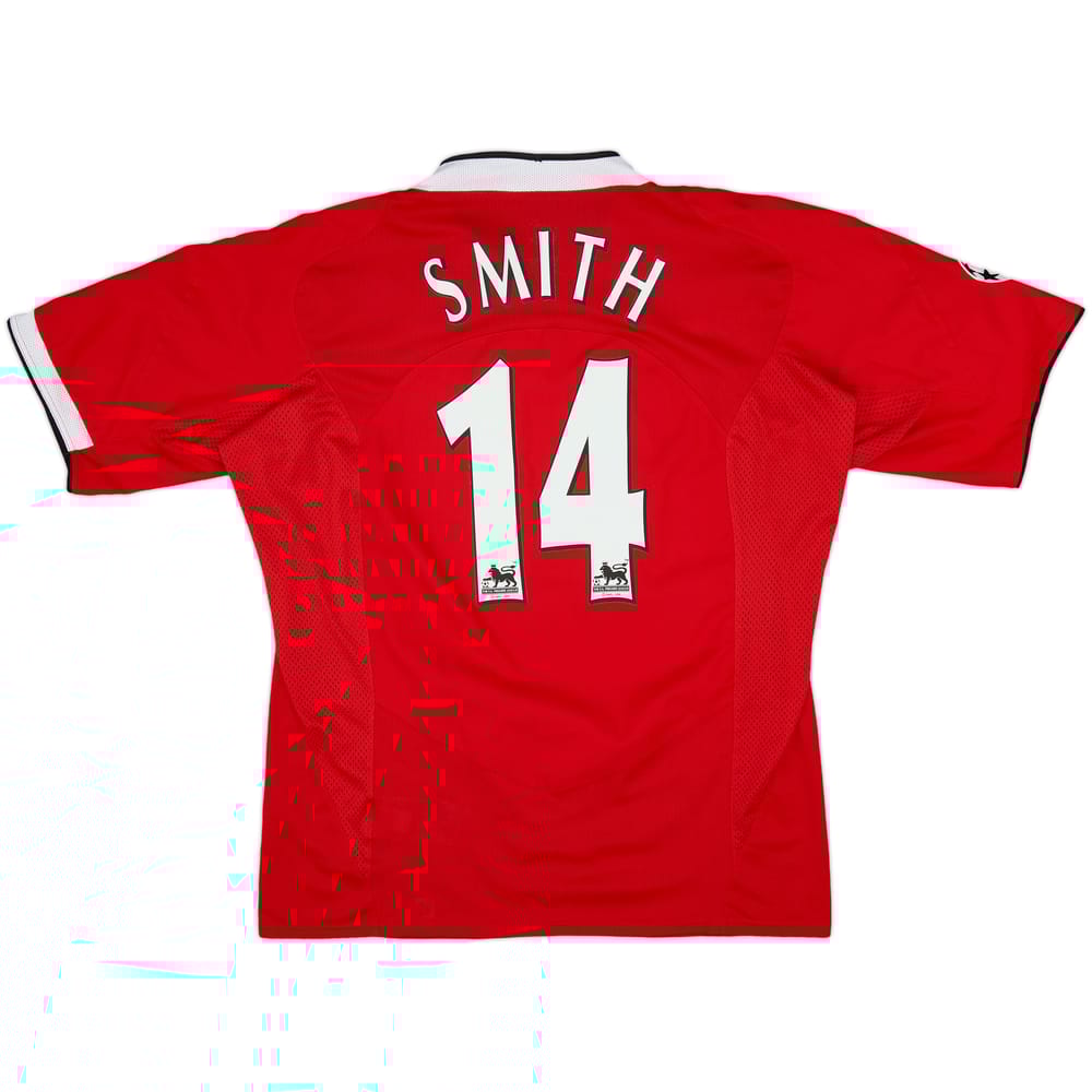2004-06 Manchester United Home Shirt Smith #14 - 7/10 - (L)