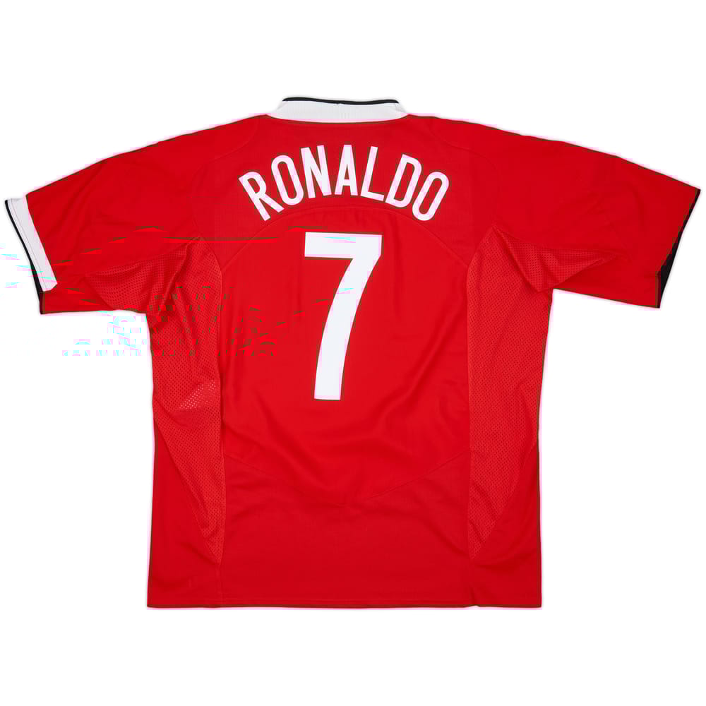 2004-06 Manchester United Home Shirt Ronaldo #7 - 6/10 - (XXL)