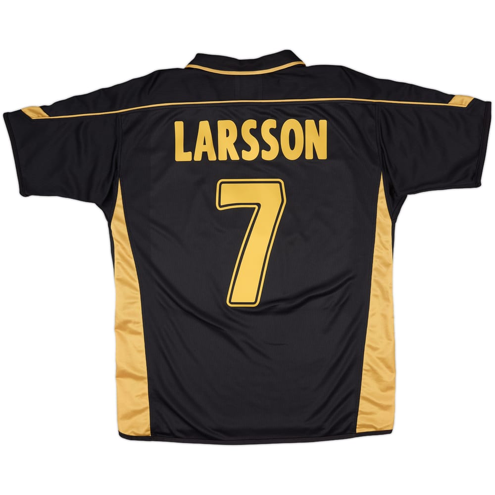 2003-04 Celtic Away Shirt Larsson #7 - 9/10 - (L)
